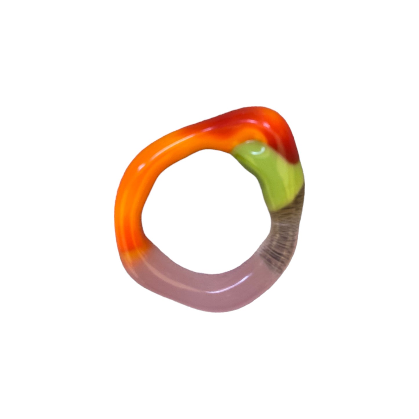 Fidget Rings Orange Pink Green