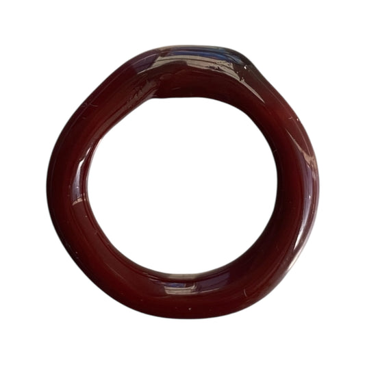 Brown Plain Ring