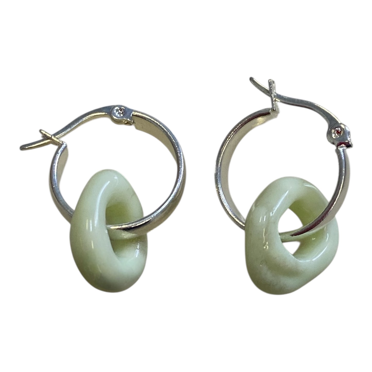 Key Lime Donut Drop Hoops