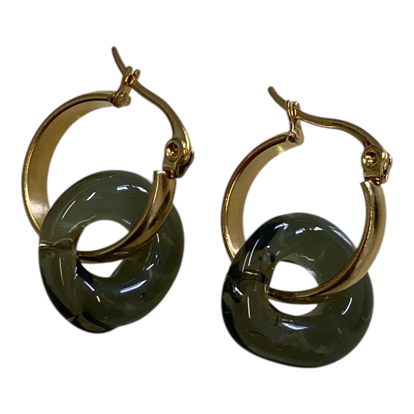 Dark Grey Donut Hoops
