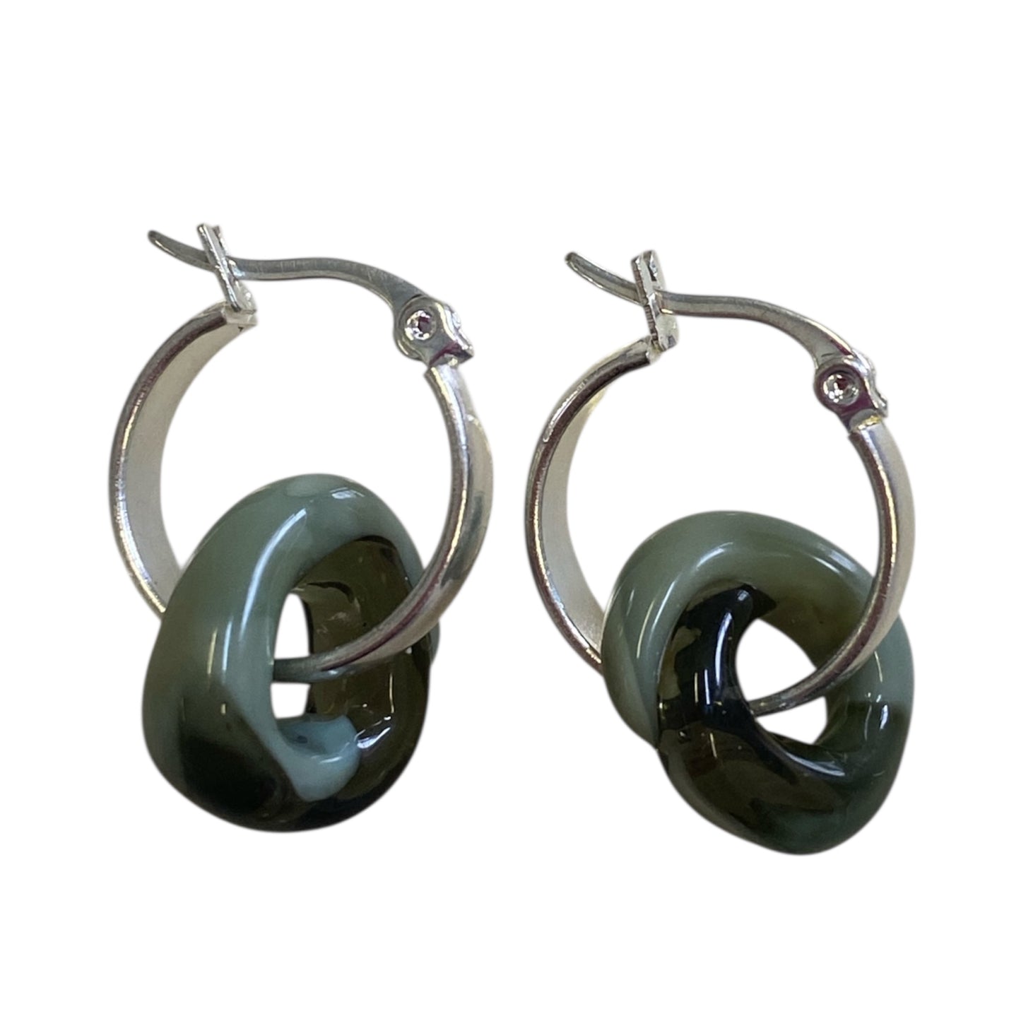 Sage Grey Donut Hoops