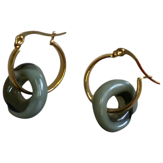 Sage Grey Donut Hoops