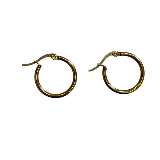 Gold Stainless Steel Thin Mini's Stacking Hoops
