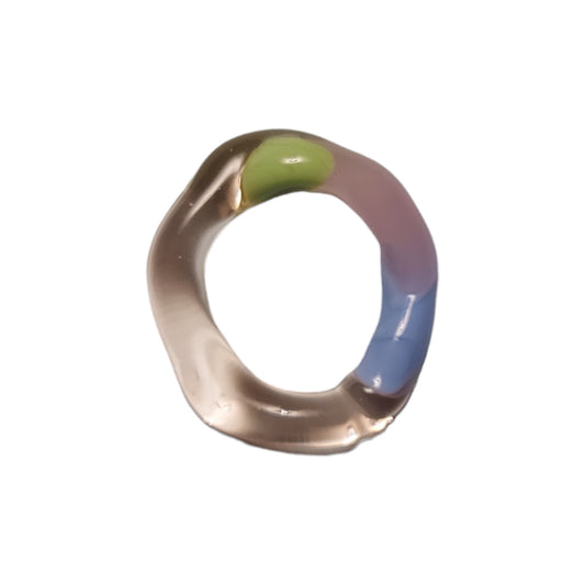 Zero Waste Fidget Ring Pale and Pastel